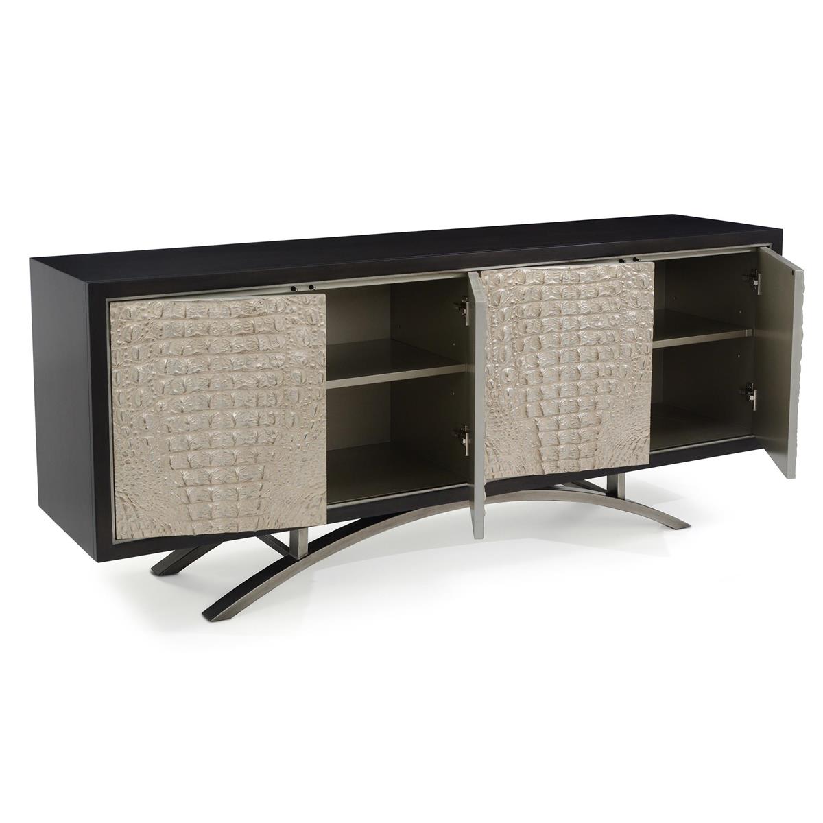 Miri Four-Door Credenza – Art by John Richard | Sutter & Vale