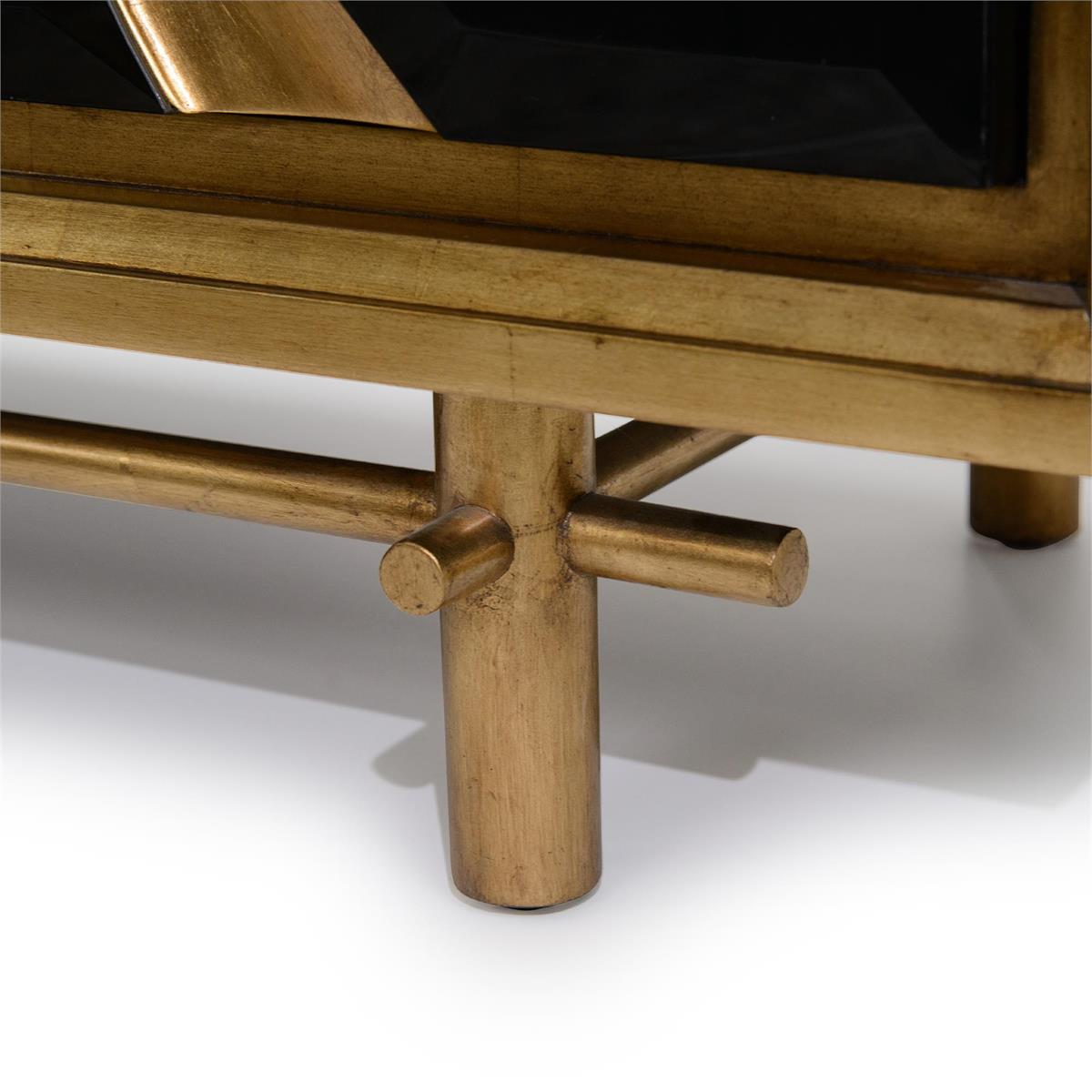 Ravine Four-Door Credenza, Black – Art by John Richard | Sutter & Vale