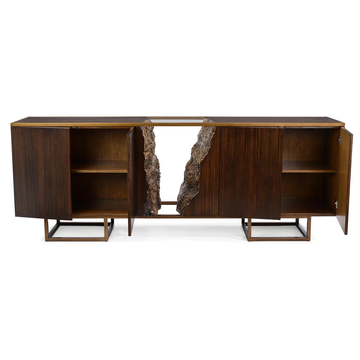 Terra Four-Door Credenza – Art by John Richard | Sutter & Vale