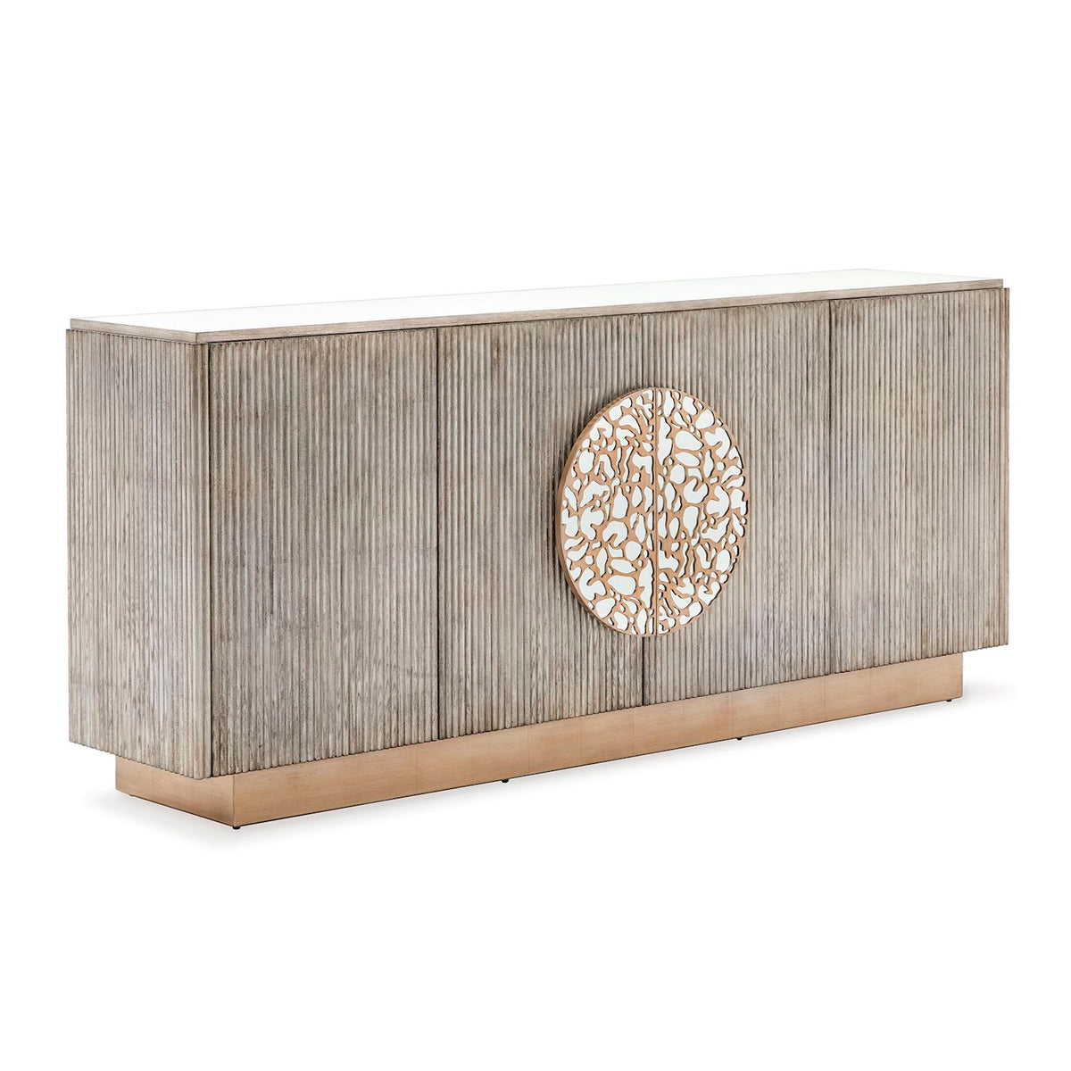 Moon Shadow Four-Door Credenza – Art by John Richard | Sutter & Vale