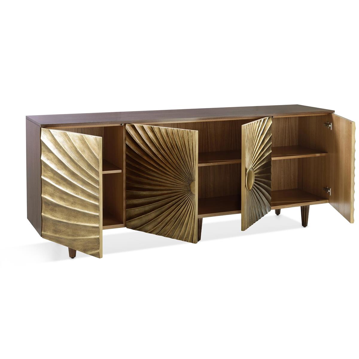 Trance Four-Door Sideboard – Art by John Richard | Sutter & Vale