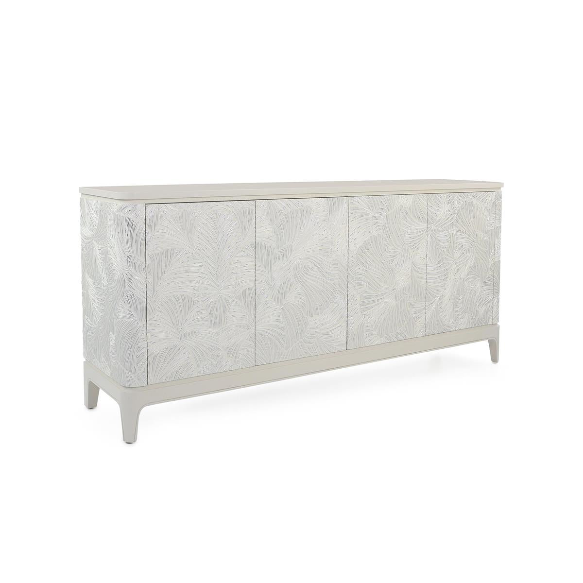 Ivory Palms Four-Door Credenza – Art by John Richard | Sutter & Vale
