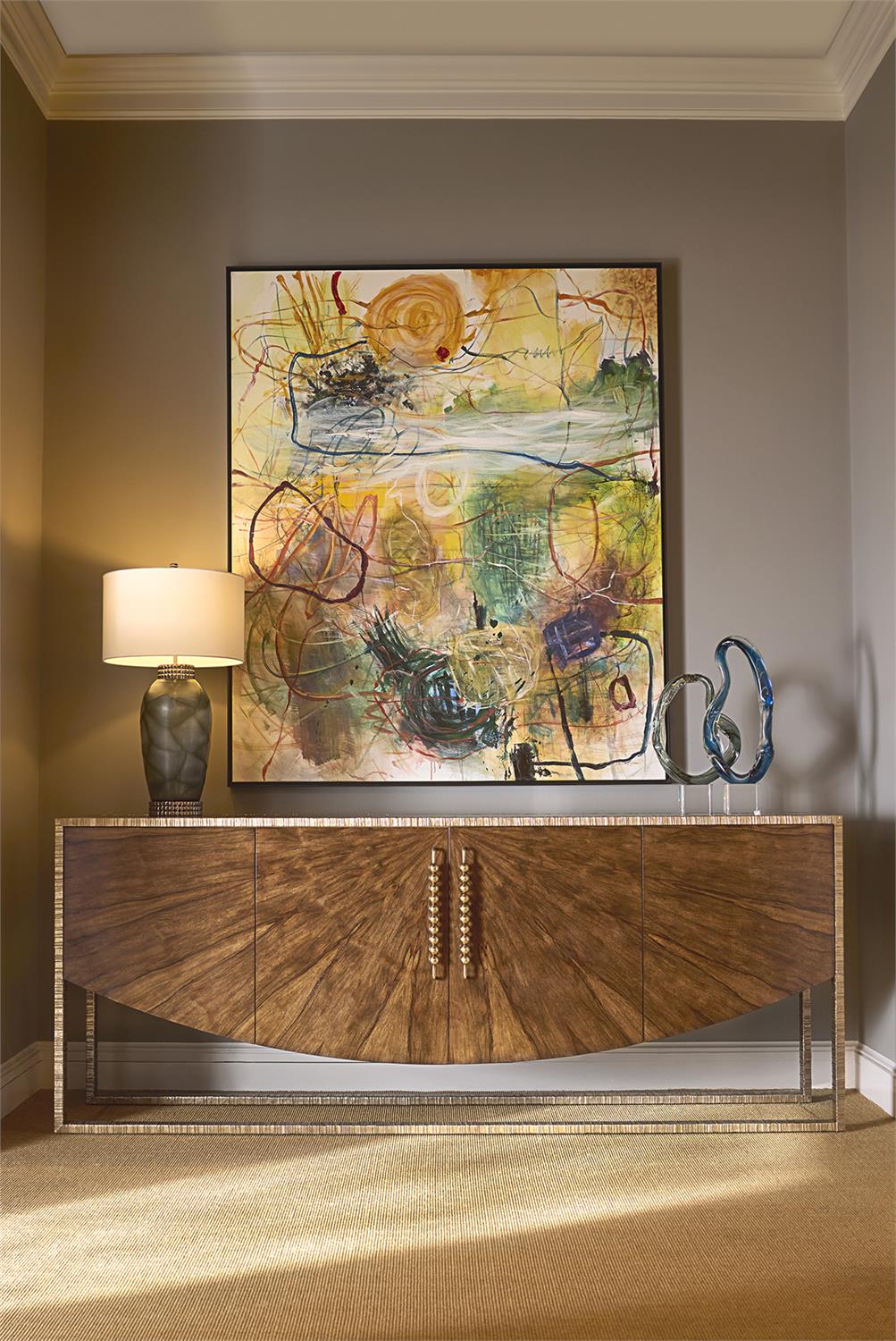 Korina Four-Door Credenza