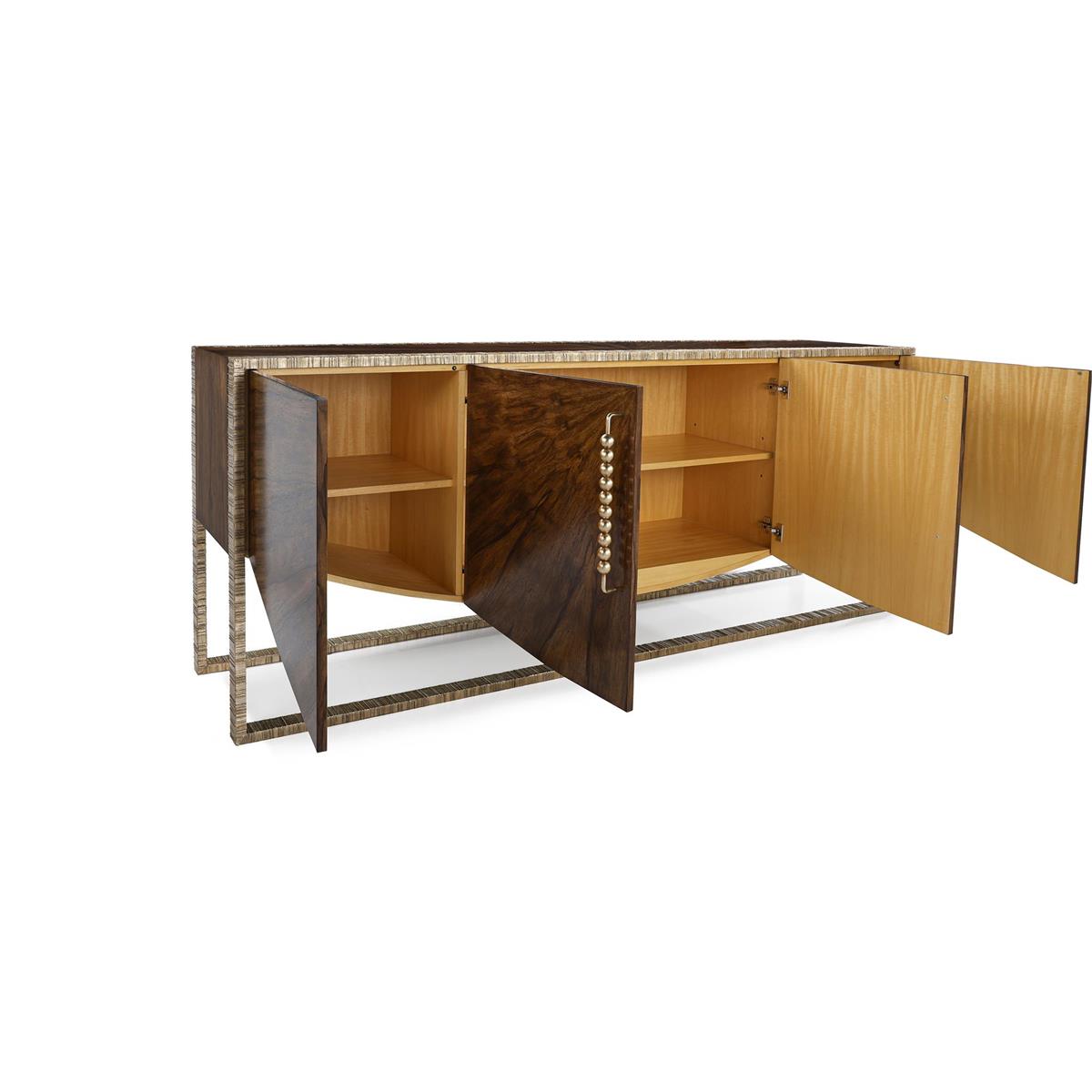Korina Four-Door Credenza – Art by John Richard | Sutter & Vale
