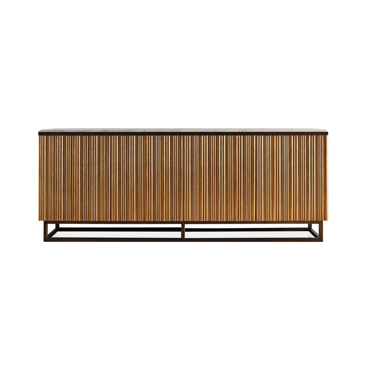 Destello Four-Door Credenza – Art by John Richard | Sutter & Vale