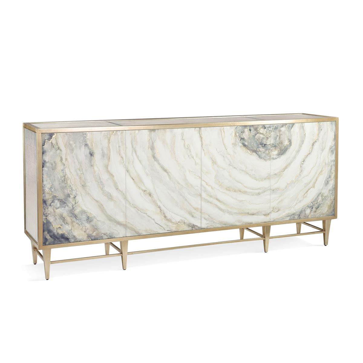Achates Four-Door Sideboard – Art by John Richard | Sutter & Vale