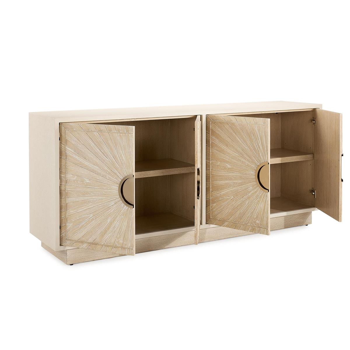 Helios Four-Door Credenza – Art by John Richard | Sutter & Vale
