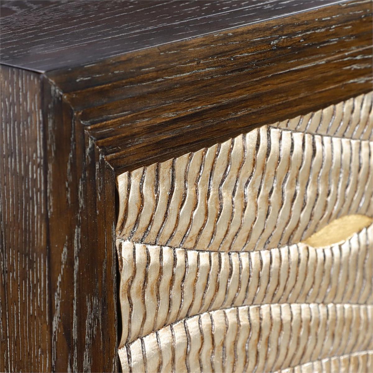 Nagare Four-Door Credenza – Art by John Richard | Sutter & Vale