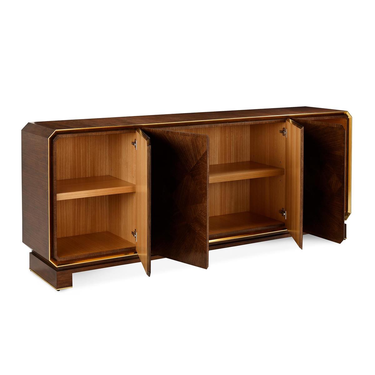 Rowan Four-Door Credenza – Art by John Richard | Sutter & Vale