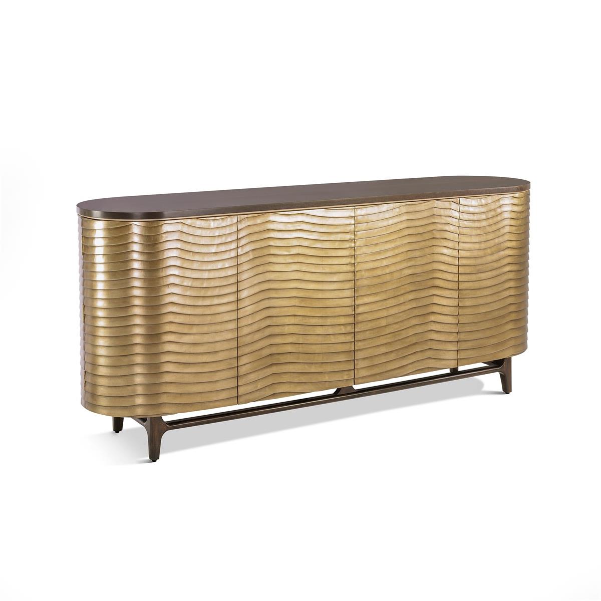 Radiant Waves Four-Door Sideboard – Art by John Richard | Sutter & Vale
