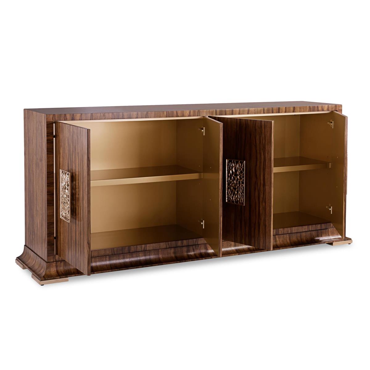 Warden Four-Door Credenza – Art by John Richard | Sutter & Vale