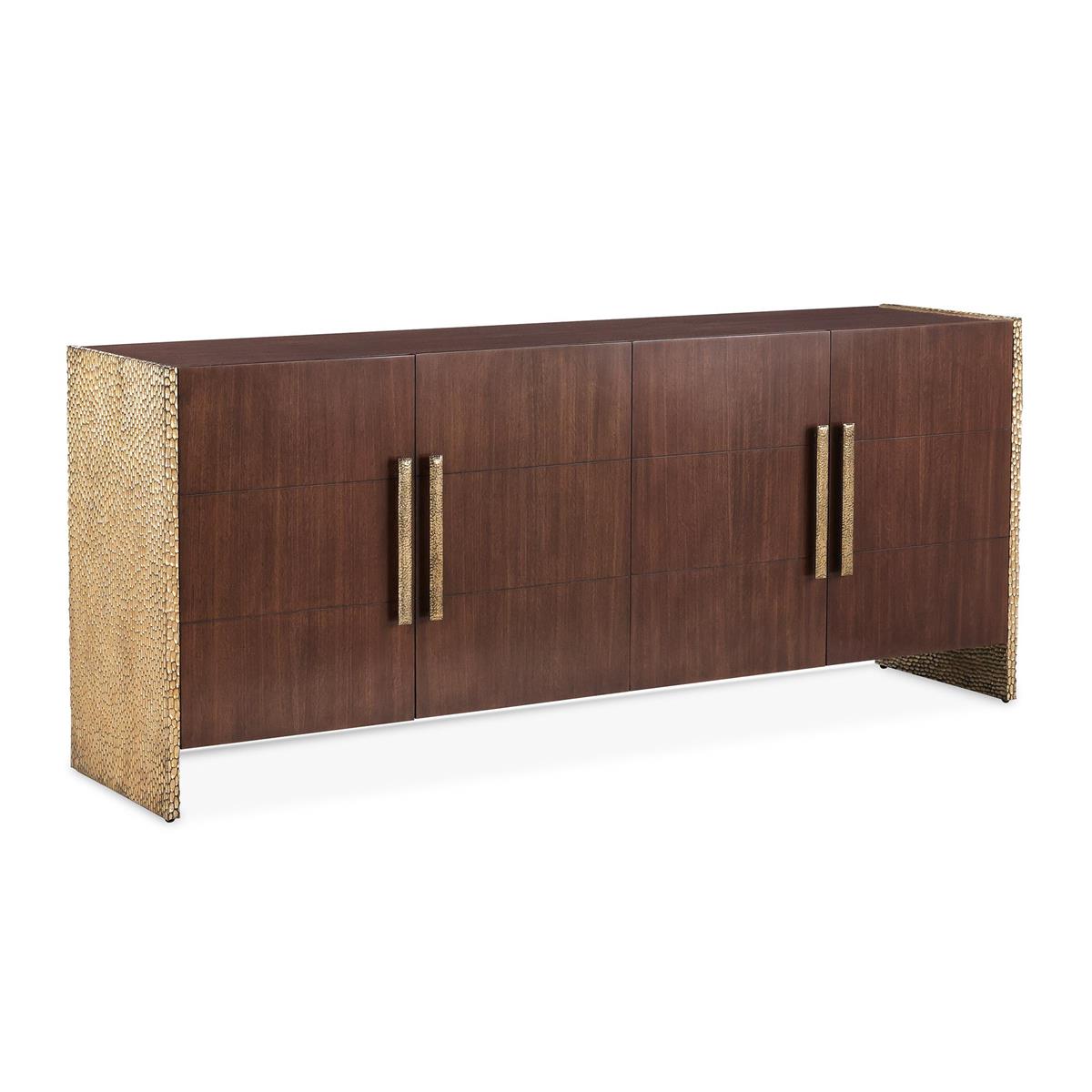 Cameroon Four-Door Credenza – Art by John Richard | Sutter & Vale