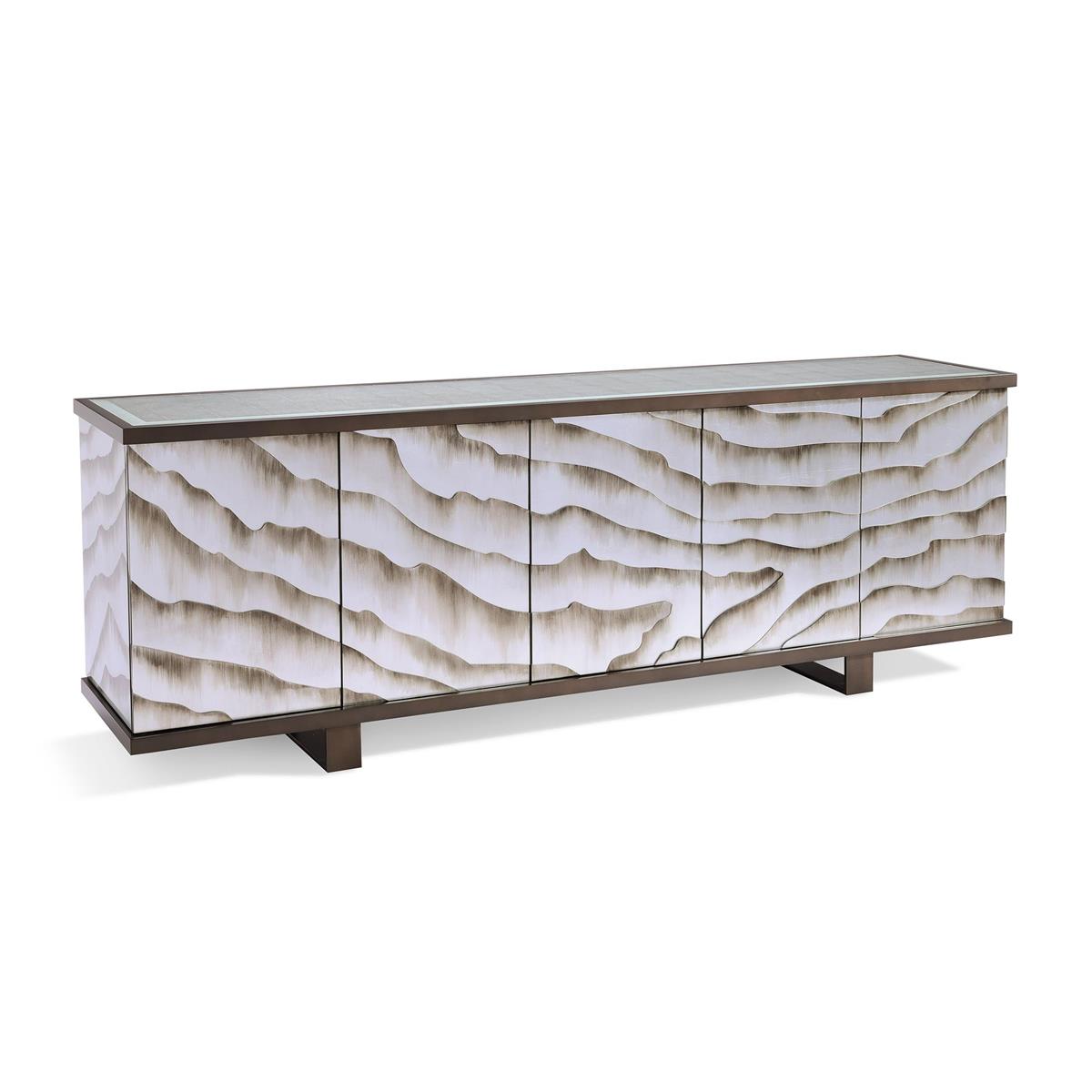 Terrain Five-Door Credenza – Art by John Richard | Sutter & Vale