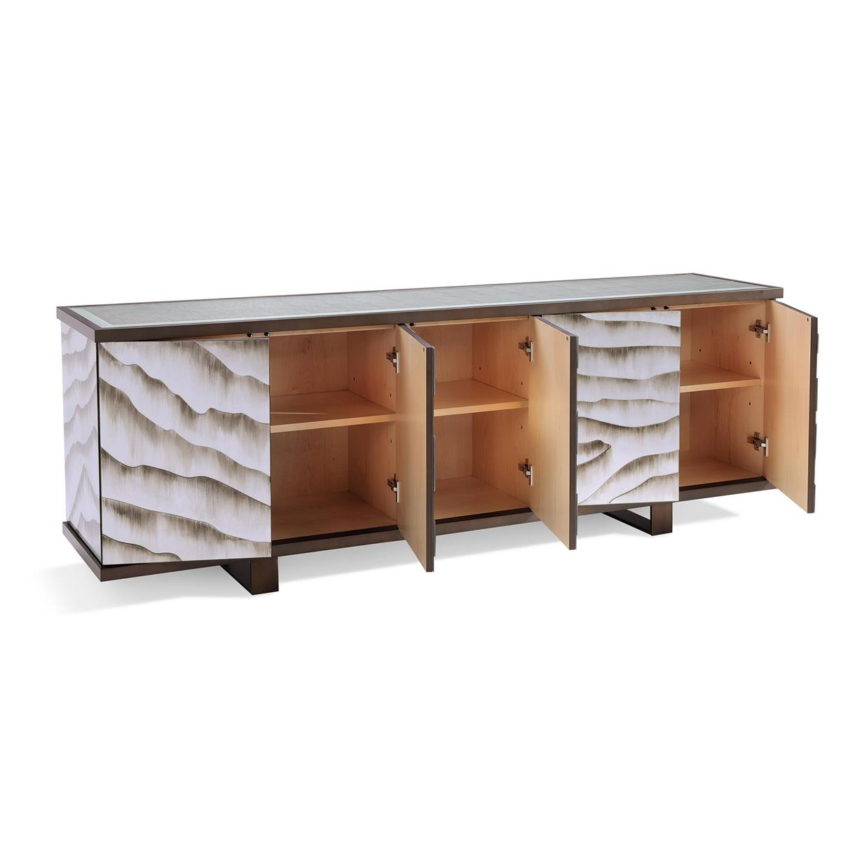 Terrain Five-Door Credenza – Art by John Richard | Sutter & Vale