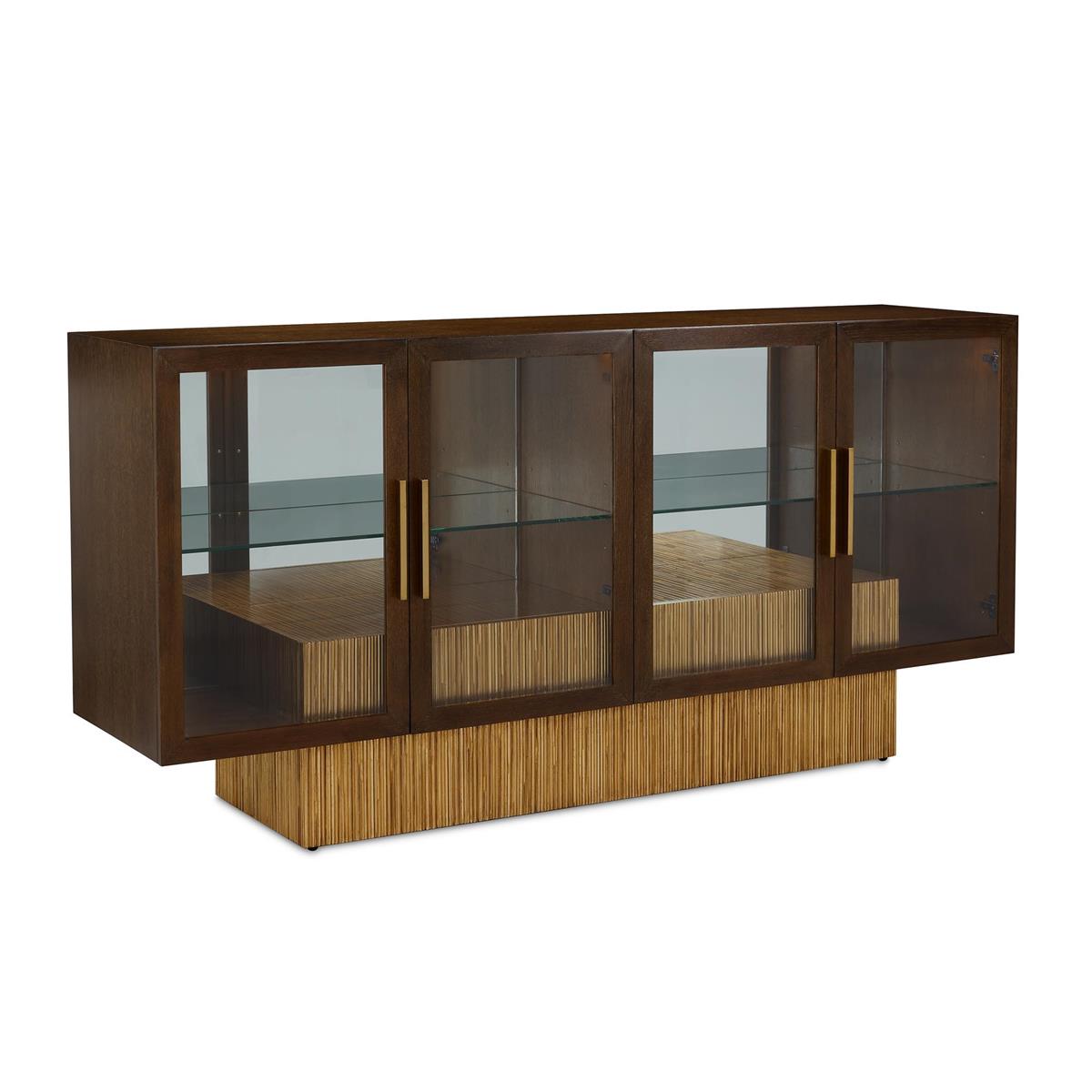 Suffolk Four-Door Lighted Credenza by John Richard | Sutter & Vale