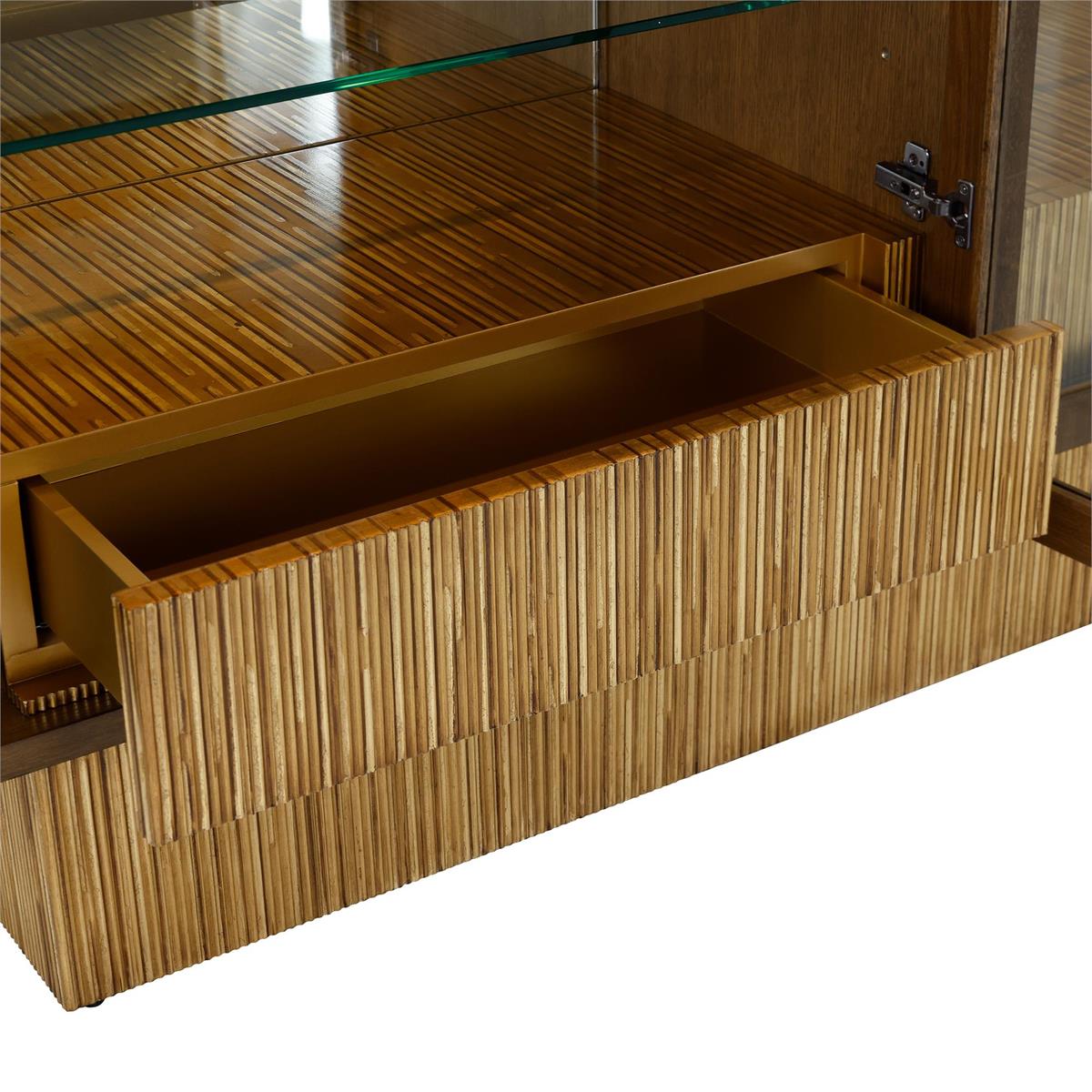 Suffolk Four-Door Lighted Credenza by John Richard | Sutter & Vale