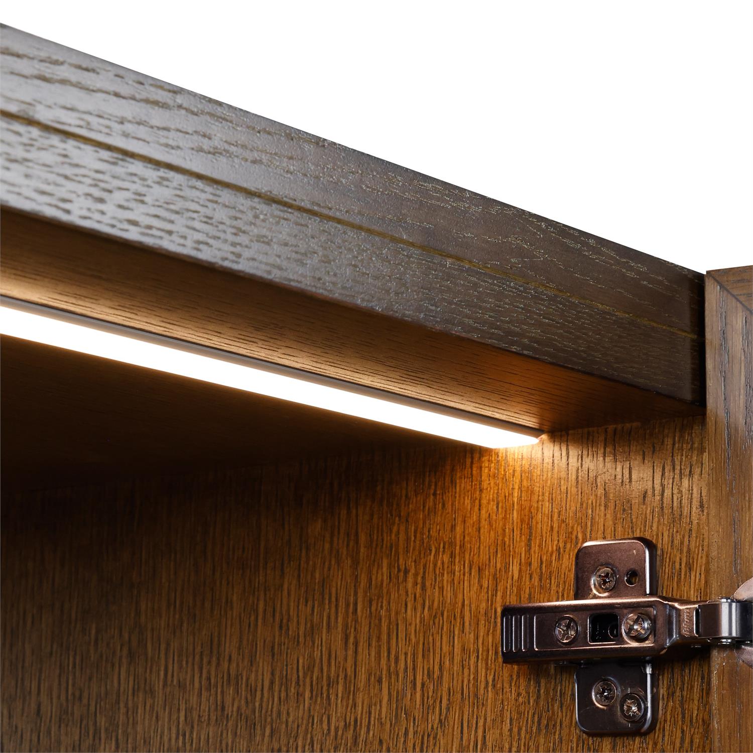 Suffolk Four-Door Lighted Credenza