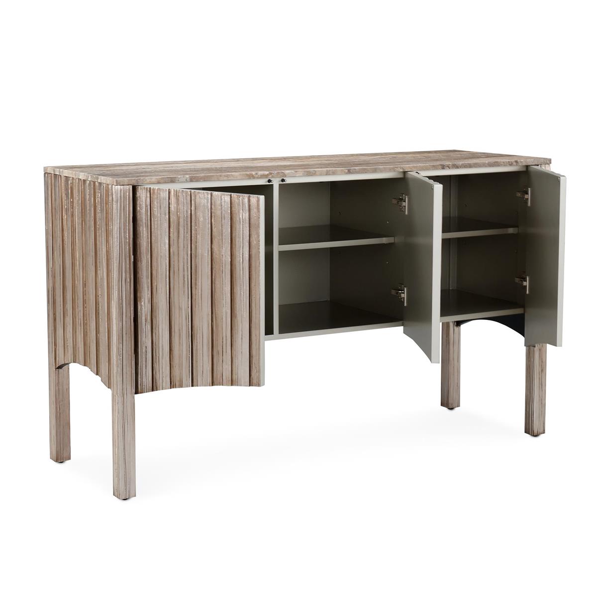 Hestia Three-Door Sideboard – Art by John Richard | Sutter & Vale