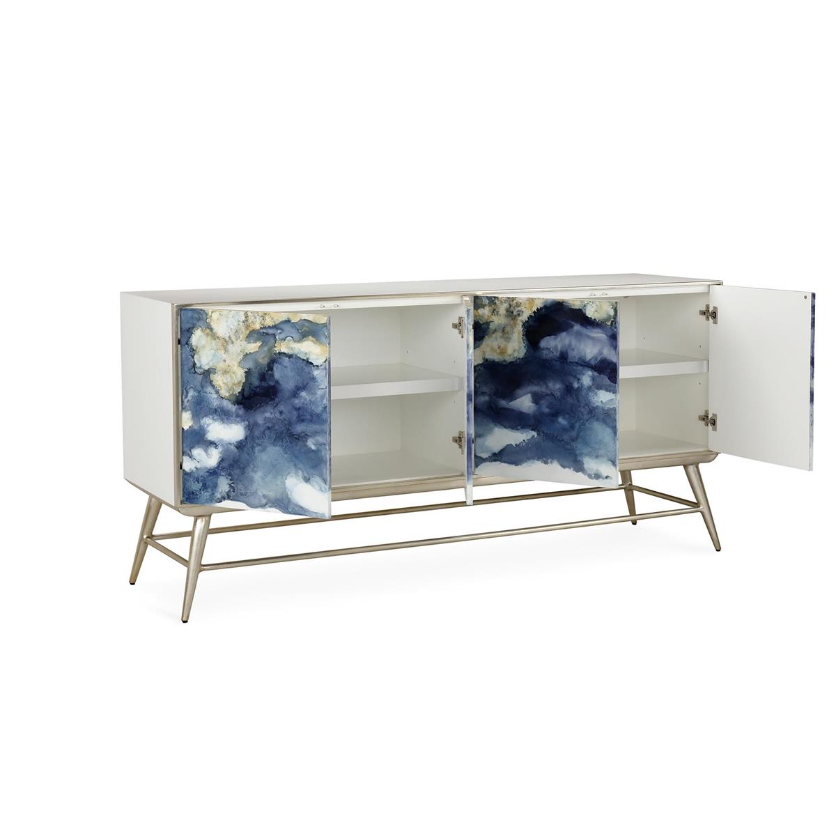 Aeris Four-Door Sideboard – Art by John Richard | Sutter & Vale