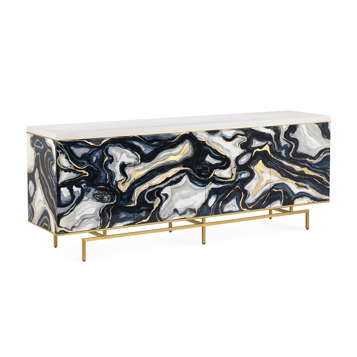 Provenance Four-Door Sideboard – Art by John Richard | Sutter & Vale