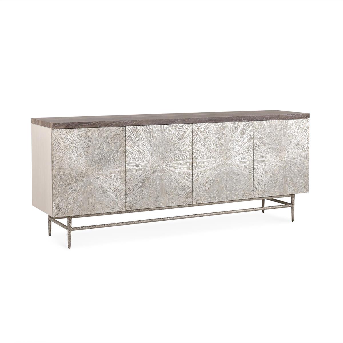 Conway Four-Door Sideboard – Art by John Richard | Sutter & Vale