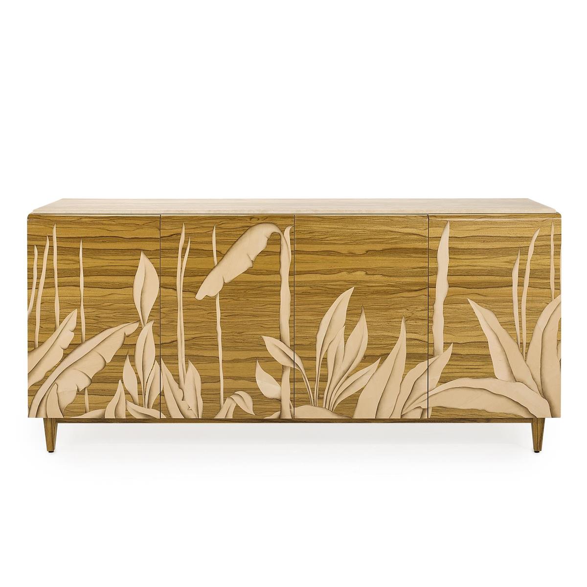 Meadow Four-Door Credenza – Art by John Richard | Sutter & Vale