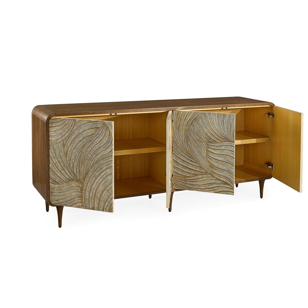 Halcyon Four-Door Credenza – Art by John Richard | Sutter & Vale