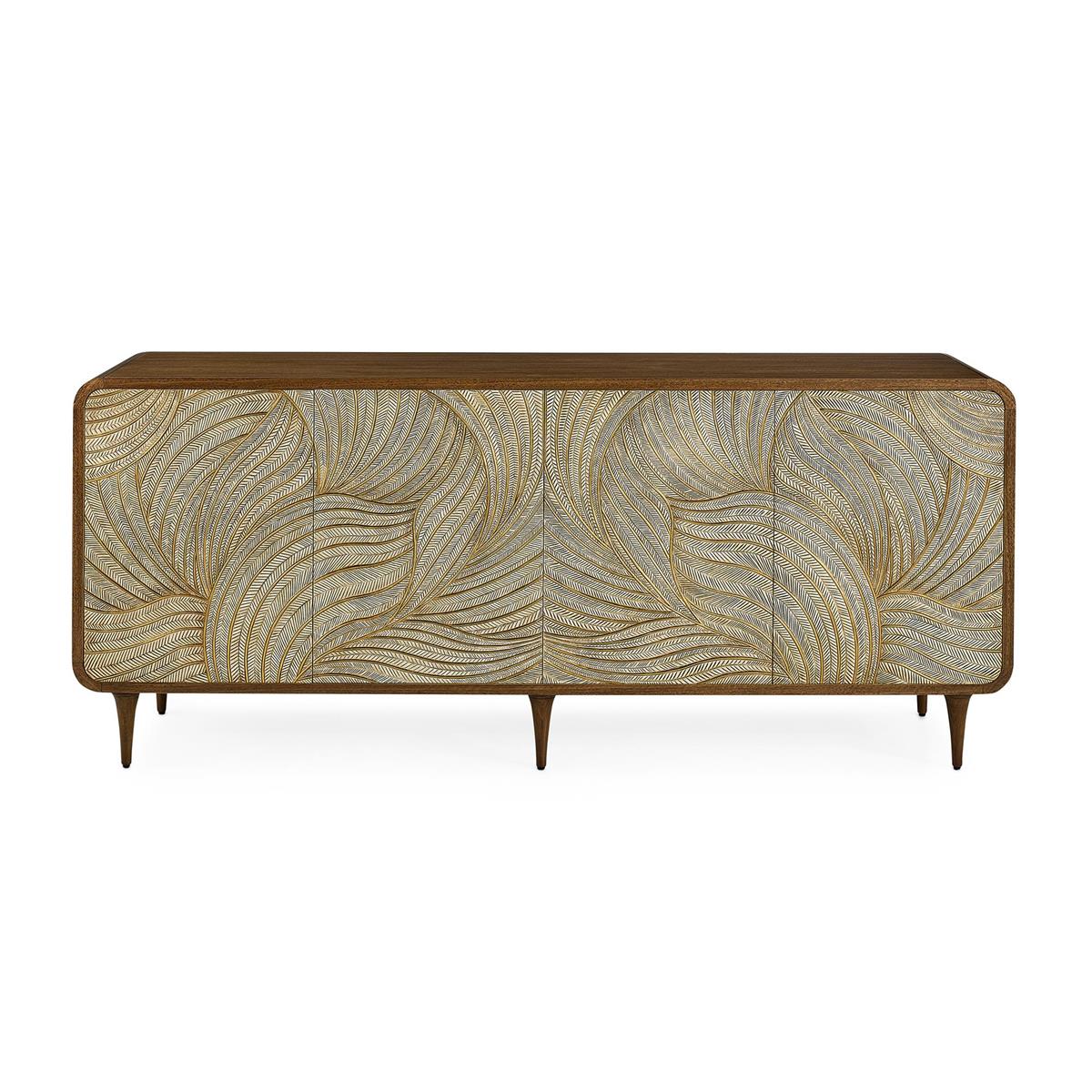 Halcyon Four-Door Credenza – Art by John Richard | Sutter & Vale