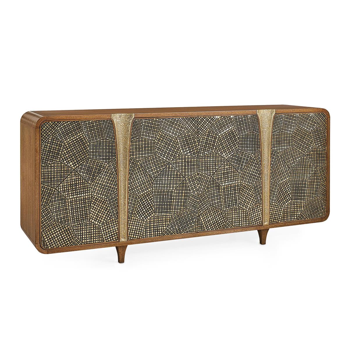 Pathfinder Four-Door Credenza – Art by John Richard | Sutter & Vale