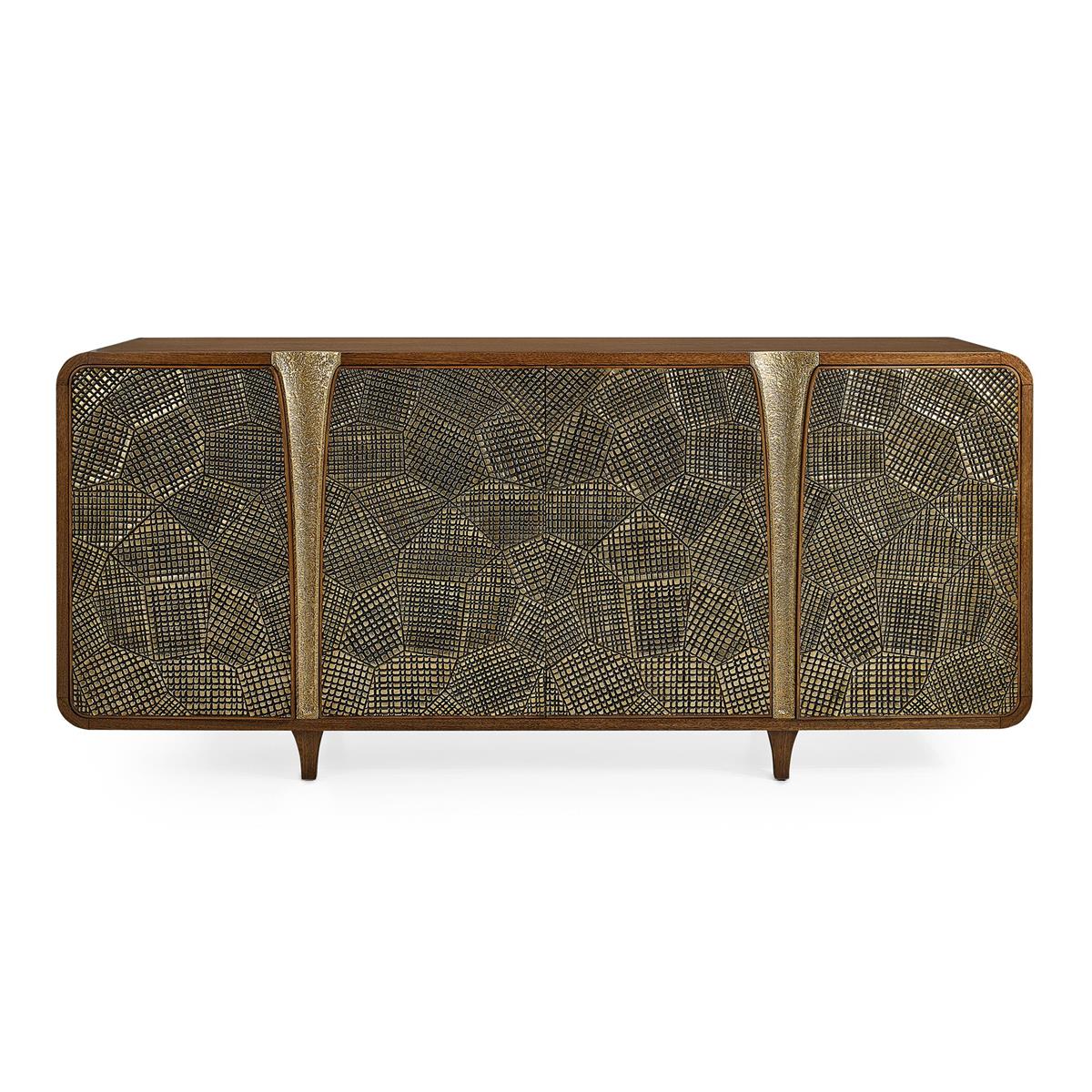 Pathfinder Four-Door Credenza – Art by John Richard | Sutter & Vale