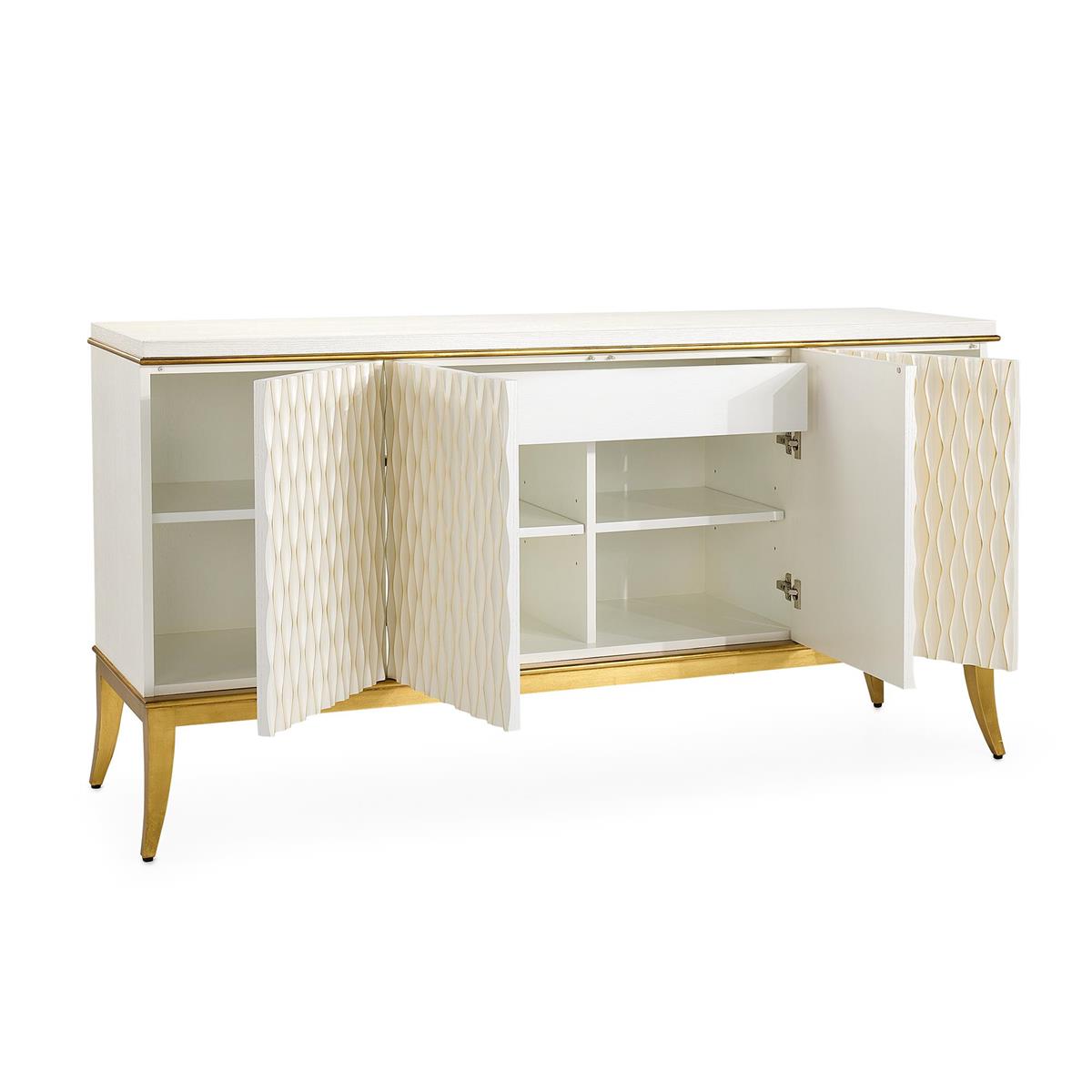 Abaco Four-Door Credenza by John Richard | Sutter & Vale