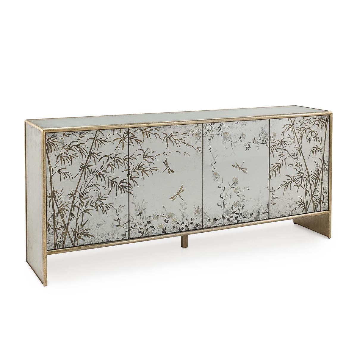 Tonbo Four-Door Credenza – Art by John Richard | Sutter & Vale