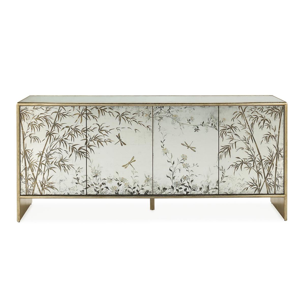 Tonbo Four-Door Credenza – Art by John Richard | Sutter & Vale