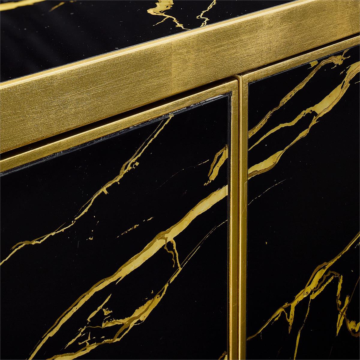 Ducale Four-Door Credenza – Art by John Richard | Sutter & Vale