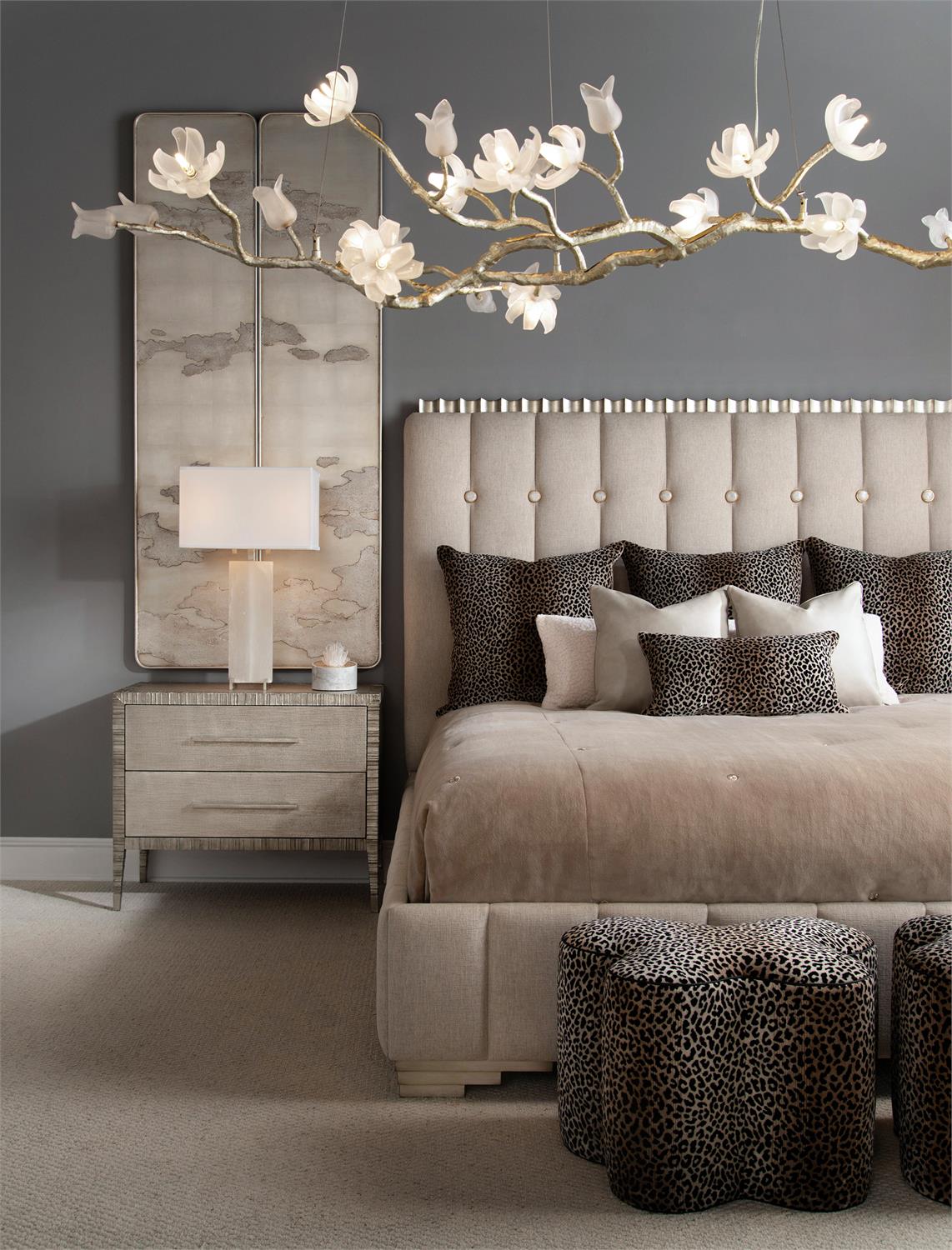 Horizon Silver King Bed