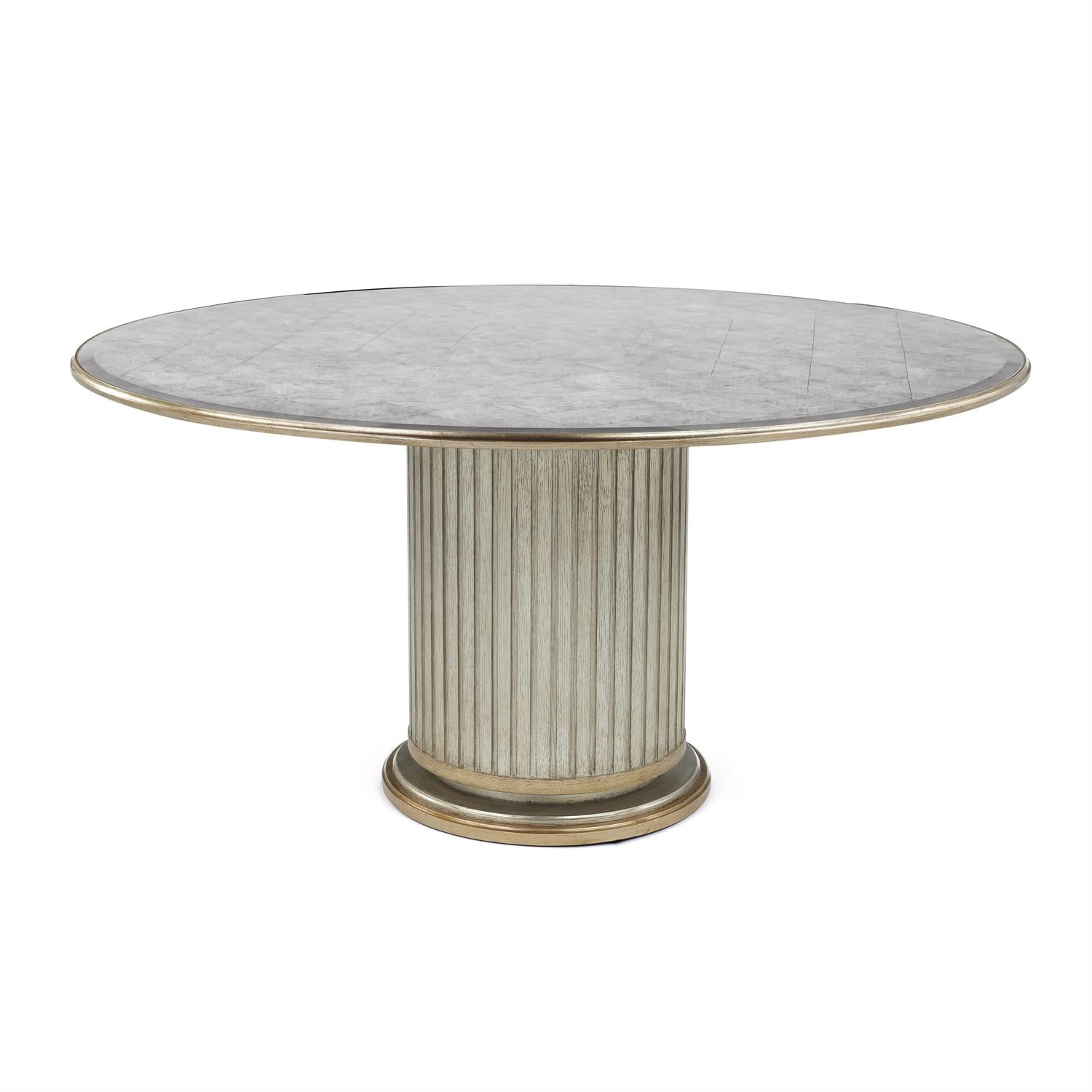 Dorian Dining Table, Glass Top