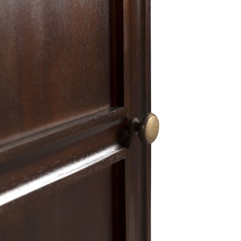 Colonial Hutch, Hand Rubbed Brown