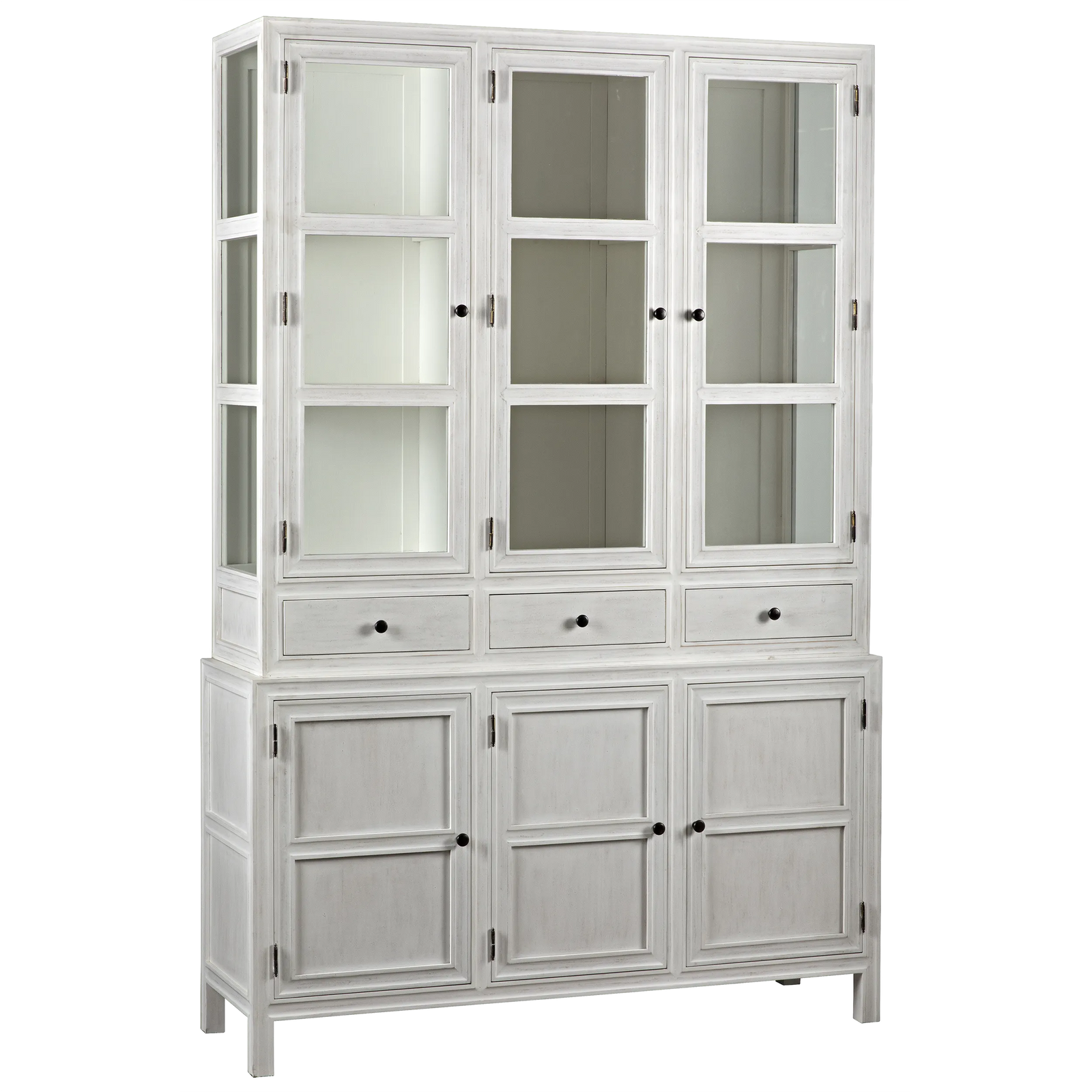 Colonial Hutch, White Wash by Noir Furniture | Sutter & Vale