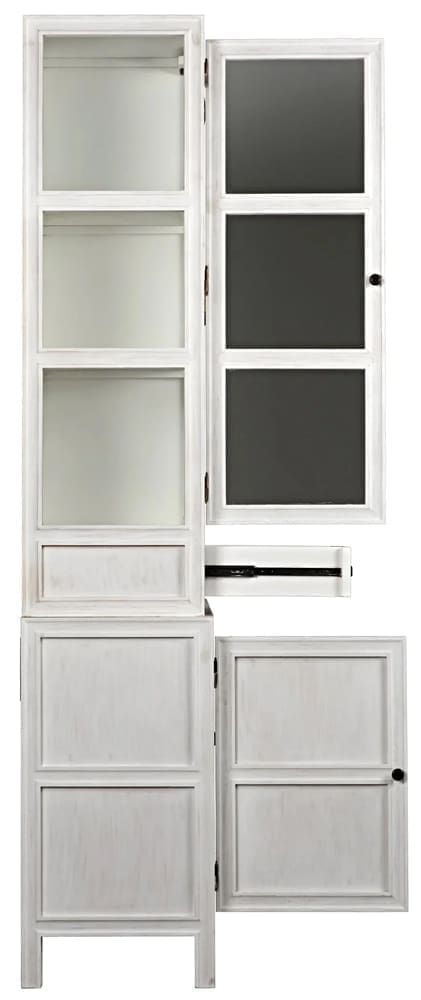 Colonial Hutch, White Wash