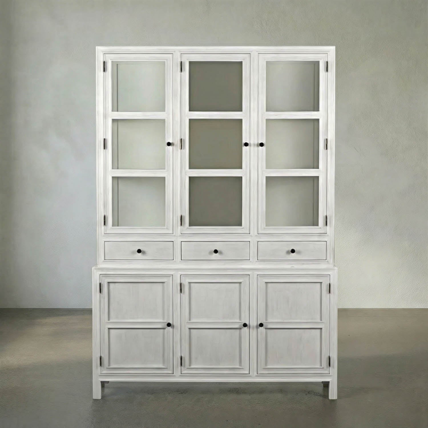 Colonial Hutch, White Wash by Noir
