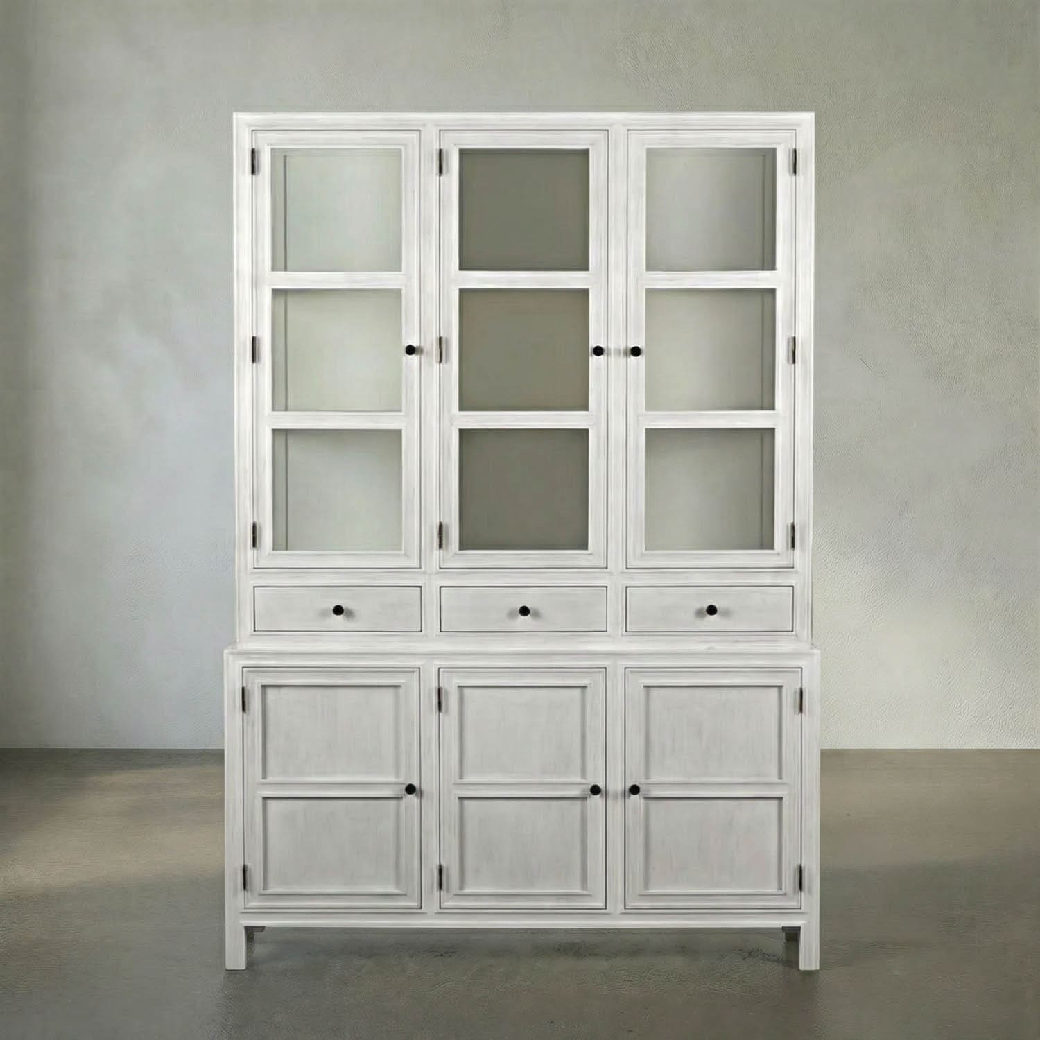 Colonial Hutch, White Wash
