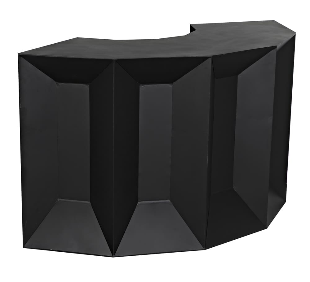Peter Bar in Matte Black — Noir Furniture