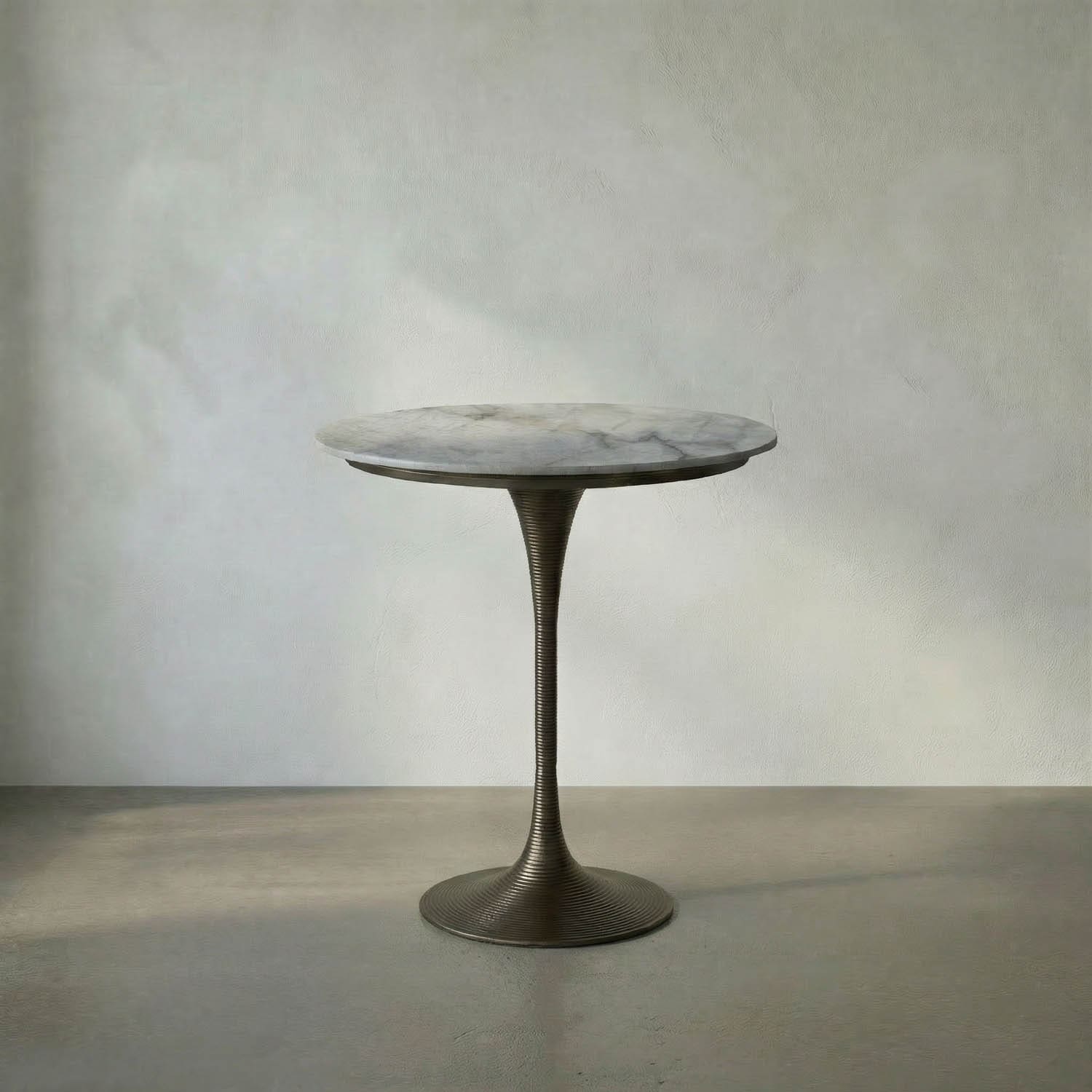 Joni Bar Table, Aged Brass