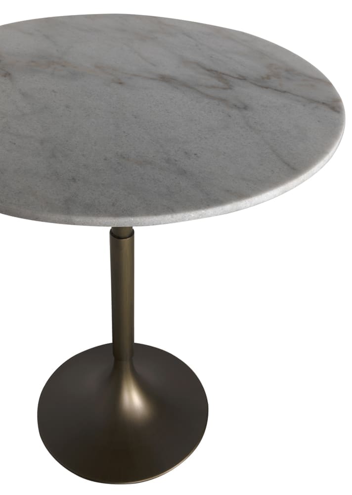 Jman Bar Table, Aged Brass in Aged Brass — Noir Furniture