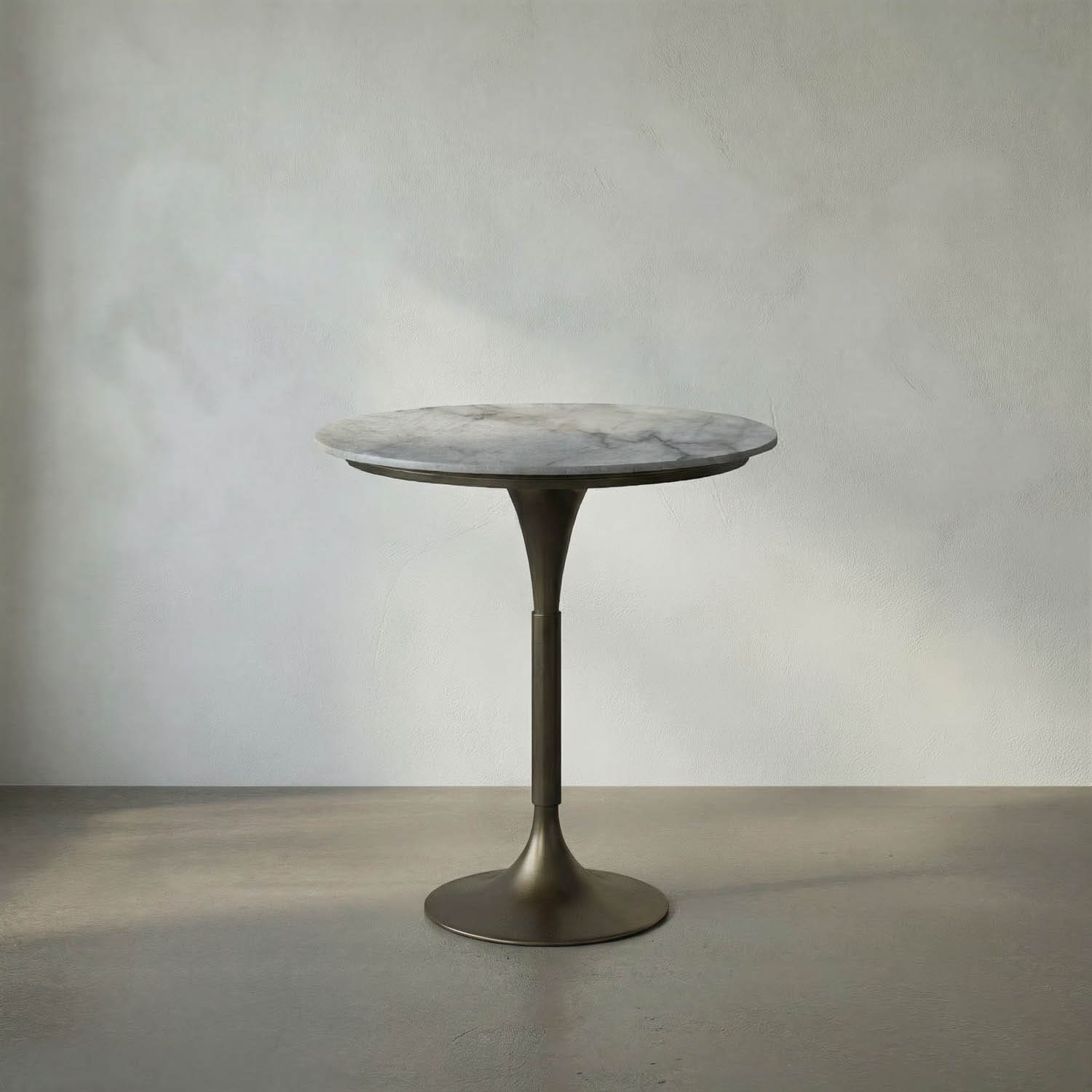 Jman Bar Table, Aged Brass