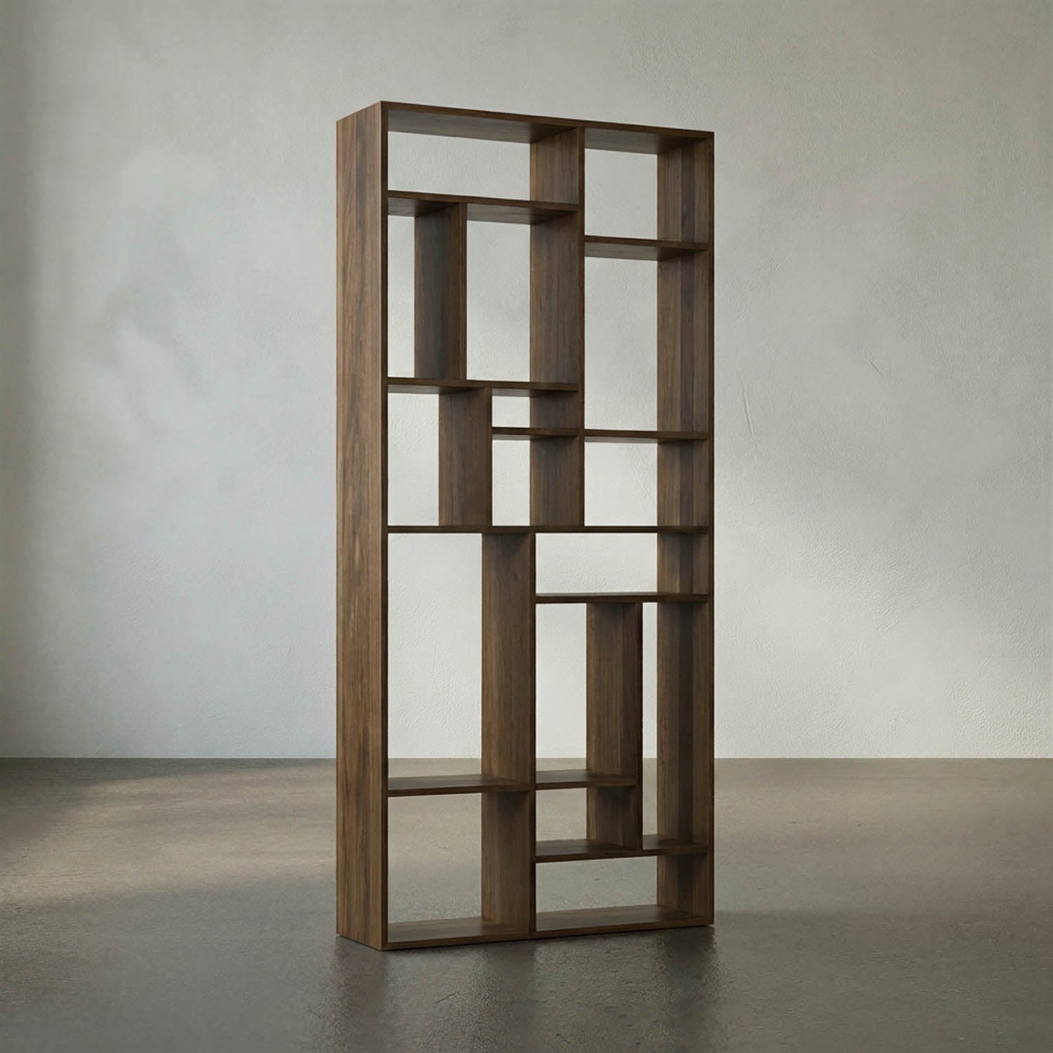 Malic Shelf, Dark Walnut by Noir