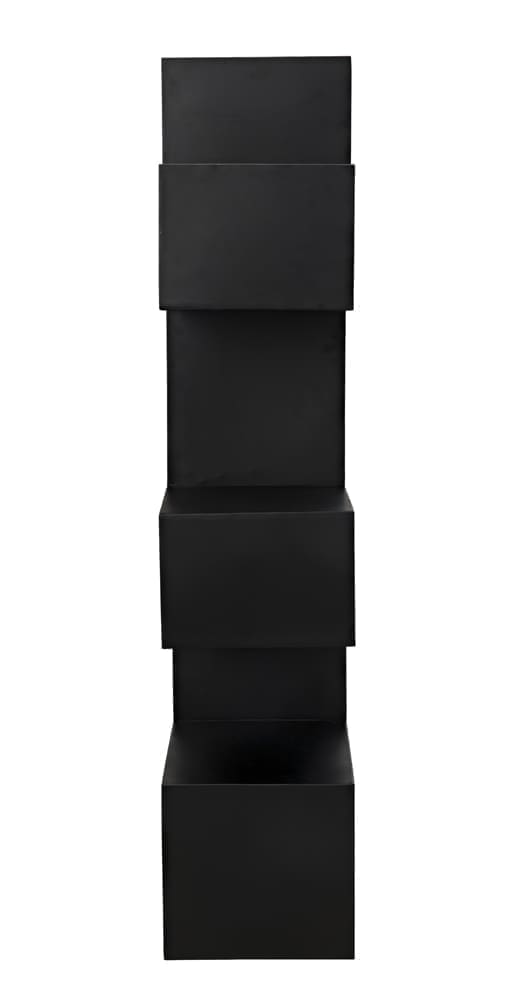 Laszlo Bookcase, Black Iron