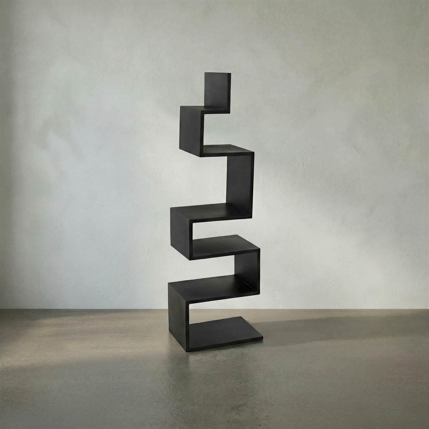Laszlo Bookcase, Black Iron by Noir