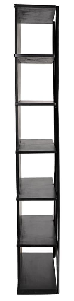 Vetra Bookcase, Hand Rubbed Black