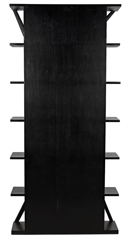 Vetra Bookcase, Hand Rubbed Black
